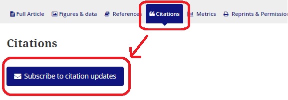 Citation alerts